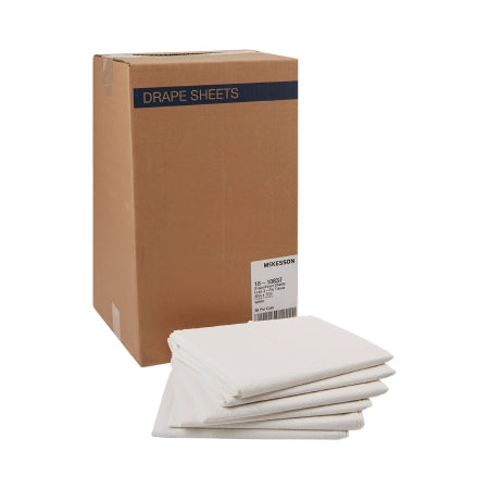 McKesson General Purpose Drape McKesson Physical Exam Drape 40 W X 72 L Inch NonSterile - Case of 50 - 18-10837-CS