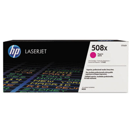 HP HP 508X, (CF363X) High-Yield Magenta Original LaserJet Toner Cartridge - Each - HEW-CF363X-EA