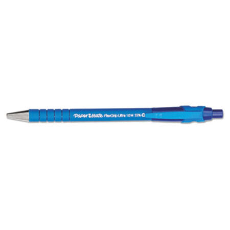 Paper Mate® FlexGrip Ultra Ballpoint Pen, Retractable, Medium 1 mm, Blue Ink, Blue Barrel, Dozen - DZ/1 - PAP-9510131-DZ