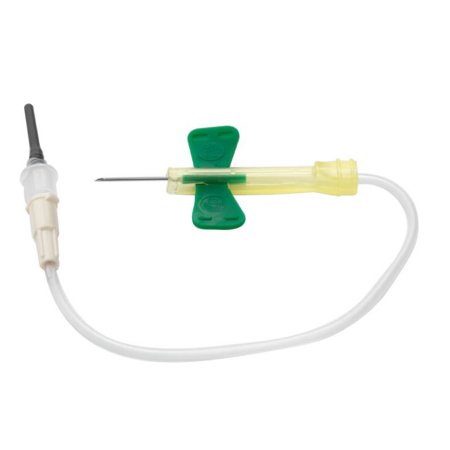 BD BD Vacutainer® Safety-Lok™ Blood Collection Set 21 Gauge 3/4 Inch Needle Length Safety Needle 12 Inch Tubing Sterile - Case of 200 - 367281-CS