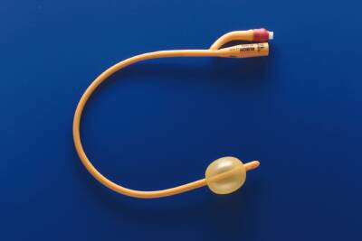 Teleflex LLC Foley Catheter Rusch Gold® 2-Way Standard Tip 30 cc Balloon 26 Fr. Silicone Coated Latex - Case of 10 - 180730260-CS