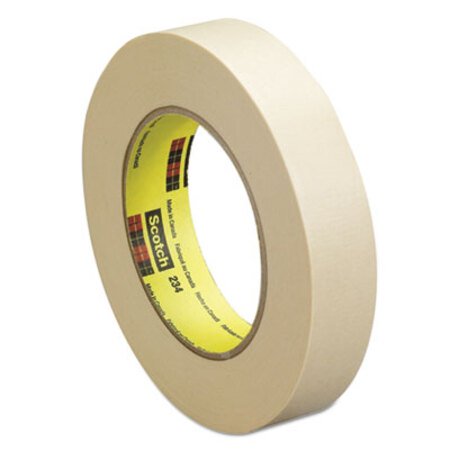Scotch® General Purpose Masking Tape 234, 3" Core, 18 mm x 55 m, Tan - Roll of 1 - MMM-23434-RL