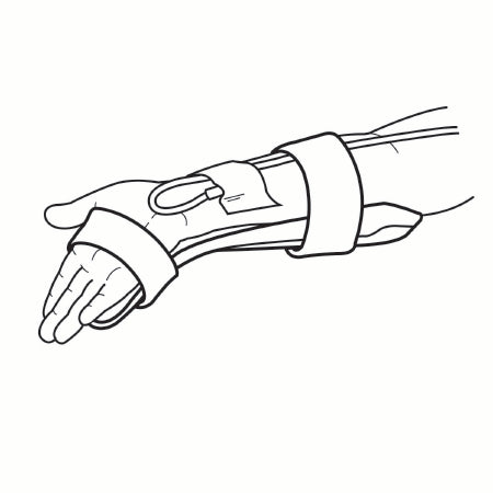 O&M Halyard Inc I.V. Armboard Rigid Hand-Aid® 9 X 3.5 X 14.5 Inch Adult - Case of 20 - 29980-CS