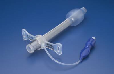 Smiths Medical ASD, Inc. Cuffed Tracheostomy Tube Bivona® Mid-Range Aire-Cuf® Hyperflex™ Extra Length Flexible IC Size 8.0 Adult - Each - 75FHXL80-EA