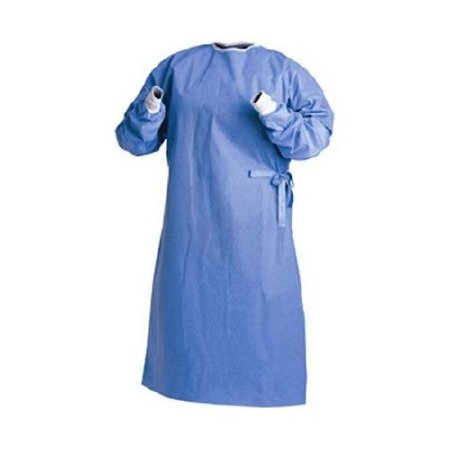 Cardinal Fabric-Reinforced Surgical Gown with Towel Astound® X-Large Blue Sterile AAMI Level 3 Disposable - Each - 9541-EA