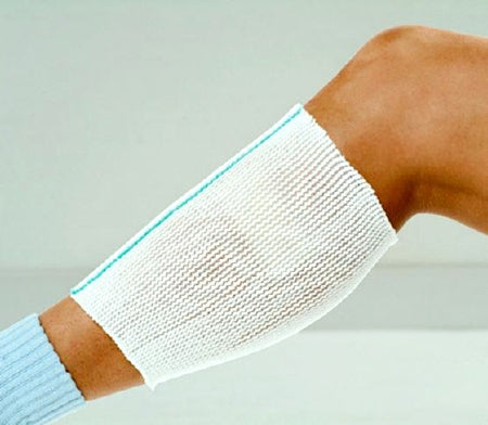 Alba Healthcare Elastic Net Retainer Dressing X-Span® Tubular Polyester / Spandex 8 Yard Size 2 White / Olive Large Finger NonSterile - Roll of 1 - 822-RL