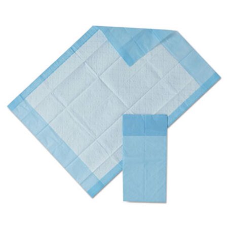 Medline Protection Plus Disposable Underpads, 17" x 24", Blue, 25/Bag - Pack of 1 - MII-MSC281224C-PK