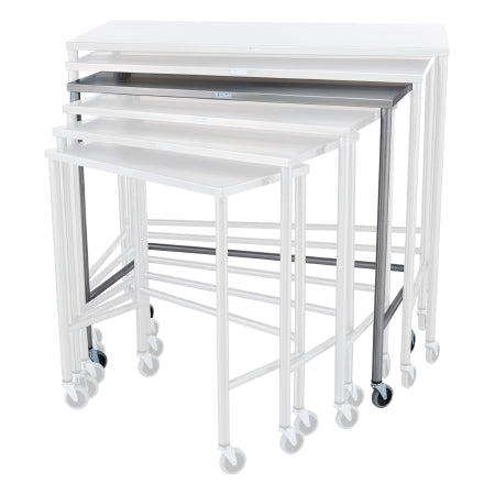 Blickman Instrument Table Nested 40 X 20 X 38 Inch 304 Stainless Steel - Each - 0137824000-EA