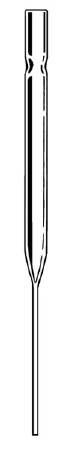 DWK Life Sciences LLC Pasteur Pipette 2 mL Without Graduations NonSterile - Case of 1000 - 63B93-CS
