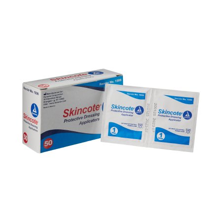 Dynarex Skin Barrier Wipe Skincote™ 70% Strength Isopropyl Alcohol Individual Packet NonSterile - Box of 50 - 1506-BX