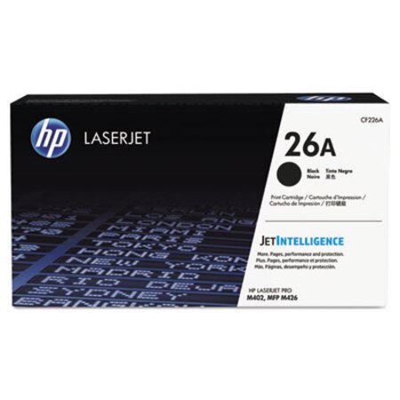 HP HP 26A, (CF226A) Black Original LaserJet Toner Cartridge - Each - HEW-CF226A-EA