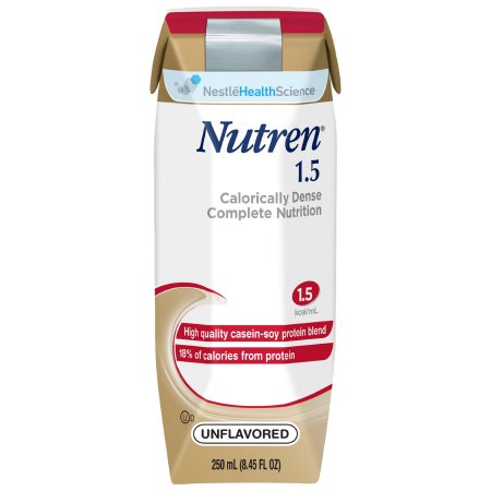 Nestle Healthcare Nutrition Tube Feeding Formula Nutren® 1.5 Unflavored Liquid 250 mL Carton - Each - 00798716162203-EA
