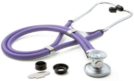 American Diagnostic Corp Sprague Stethoscope Adscope® Lavender 2-Tube 22 Inch Tube Double Sided Chestpiece - Each - 641LV-EA