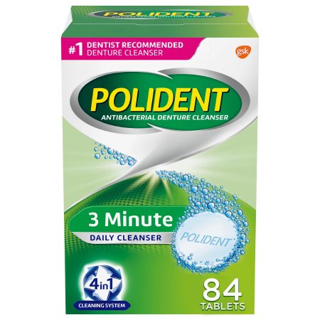 Block Drug Company Denture Cleaner Polident® Mint Flavor - Box of 40 - 31015805306-BX