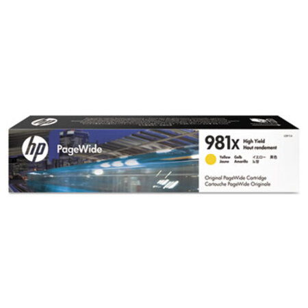 HP HP 981X, (L0R11A) High-Yield Yellow Original PageWide Cartridge - Each - HEW-L0R11A-EA