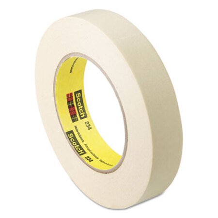 Scotch® General Purpose Masking Tape 234, 3" Core, 24 mm x 55 m, Tan - Roll of 1 - MMM-2341-RL