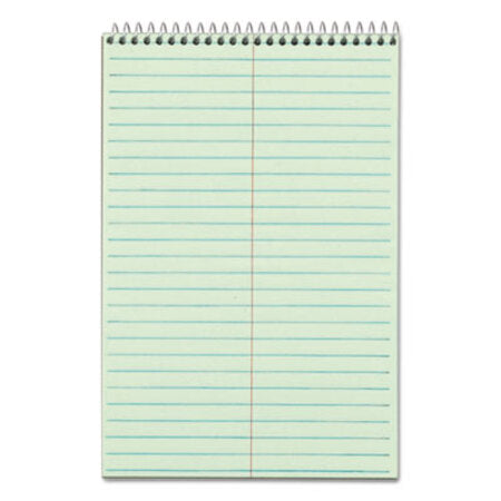 TOPS™ Gregg Steno Pads, Gregg Rule, 80 Green-Tint 6 x 9 Sheets - Each - TOP-8021-EA