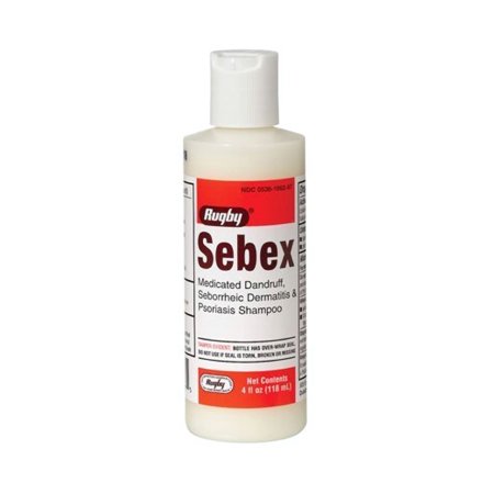 Major Pharmaceuticals Dandruff Shampoo Sebex 4 oz. Flip Top Bottle Unscented - Each - 00536196297-EA