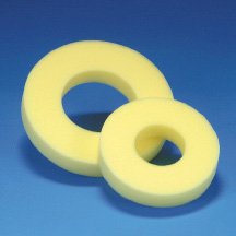 DeRoyal Head Positioner Donut 9 OD X 4-1/2 ID X 1-1/2 H Inch Foam Freestanding - Case of 36 - M10-091-CS