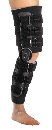 DJO Knee Immobilizer KneeRANGER® II Universal Short Up to 32 Inch Knee Circumference 17 Inch Length Left or Right Knee - Each - 79-94230-EA