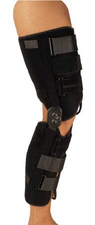 DJO Knee Immobilizer KneeRANGER® II Medium 16 to 18 Inch Circumference 24 Inch Length Left or Right Knee - Each - 79-94255-EA