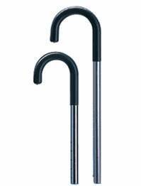 Apex-Carex Round Handle Cane Carex® Aluminum 29 to 38 Inch Height Silver - Case of 6 - FGA76100 0000-CS
