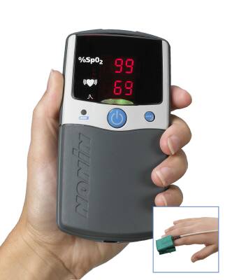 Nonin Medical Handheld Pulse Oximeter PalmSAT® - Each - 2500-04-EA
