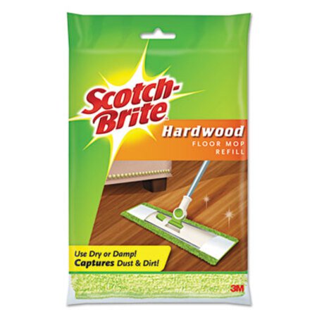 Scotch-Brite® Hardwood Floor Mop Refill, Microfiber - Each - MMM-M005R-EA