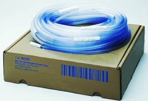 Cardinal Suction Connector Tubing Medi-Vac® 100 Foot Length 0.25 Inch I.D. NonSterile Maxi-Grip Connector Clear Smooth OT Surface NonConductive Plastic - Case of 1 - N6100-CS