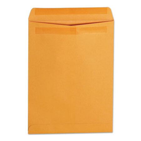 Universal® Self-Stick Open End Catalog Envelope, #10 1/2, Square Flap, Self-Adhesive Closure, 9 x 12, Brown Kraft, 250/Box - Box of 1 - UNV-35290-BX