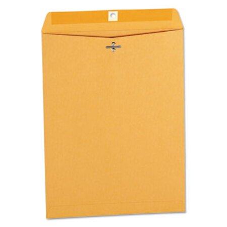 Universal® Kraft Clasp Envelope, #12 1/2, Square Flap, Clasp/Gummed Closure, 9.5 x 12.5, Brown Kraft, 100/Box - Box of 1 - UNV-42907-BX