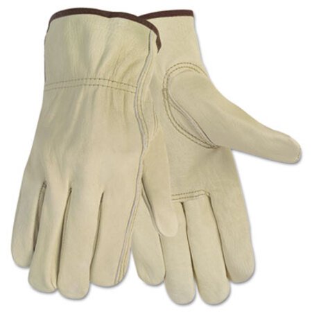 MCR™ Safety Economy Leather Driver Gloves, Medium, Beige, Pair - Pair - CRW-3215M-PR