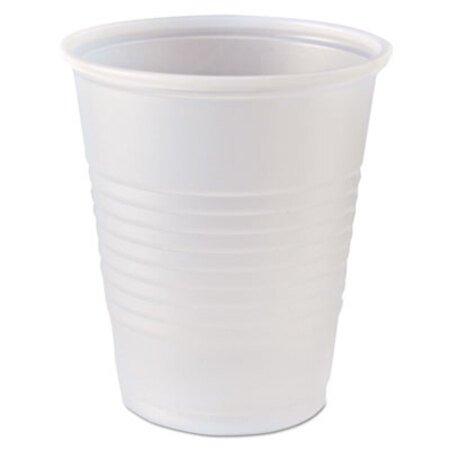 Fabri-Kal® RK Ribbed Cold Drink Cups, 5 oz, Clear, 100/Bag, 25 Bags/Carton - CT/1 - FAB-RK5-CT