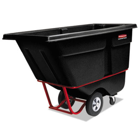 Rubbermaid® Commercial Rotomolded Tilt Truck, 0.5 cu yd, 850 lb Capacity, Plastic, Black - Each - RCP-1305BLA-EA