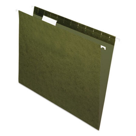 Pendaflex® Standard Green Hanging Folders, Letter Size, 1/5-Cut Tabs, Standard Green, 25/Box - Box of 1 - PFX-81602-BX