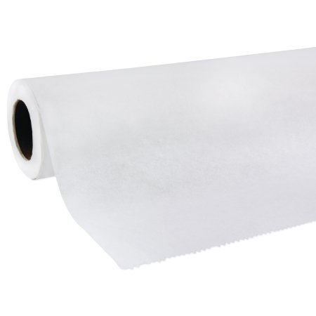 McKesson Table Paper McKesson 18 Inch Width White Smooth - Case of 12 - 18-3183-CS