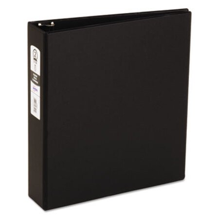Avery® Economy Non-View Binder with Round Rings, 3 Rings, 2" Capacity, 11 x 8.5, Black, (3501) - Each - AVE-03501-EA