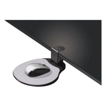 Kelly Computer Supply Clamp On Mouse Platform, 7.75 x 8, Black - Each - KCS-10405-EA