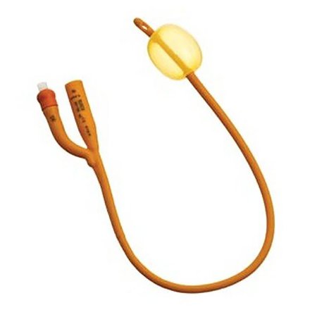 Teleflex LLC Foley Catheter Rusch Gold® 2-Way Standard Tip 30 cc Balloon 12 Fr. Silicone Coated Latex - Case of 10 - 180730120-CS