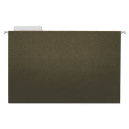 Universal® Hanging File Folders, Legal Size, 1/3-Cut Tabs, Standard Green, 25/Box - Box of 1 - UNV-14213-BX