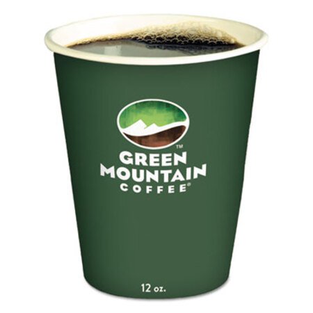 Green Mountain Coffee® Paper Hot Cups, 12 oz, Green Mountain Design, Multicolor, 1,000/Carton - CT/1 - GMT-93766-CT