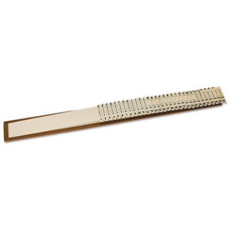 Pendaflex® General Purpose Indexed Sorter, 31 Dividers, Alpha/Numeric/Month/Date/Day Index, Letter Size, Brown Frame - Each - PFX-40652-EA