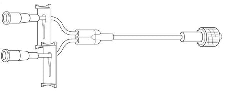 Baxter IV Extension Set Standard Bore 5 Inch Tubing Without Filter - Case of 50 - 2N1191-CS