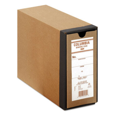 Globe-Weis® COLUMBIA Recycled Binding Cases, 2 Rings, 3.13" Capacity, 11 x 8.5, Kraft - Each - GLW-B50H-EA