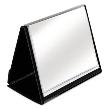 Cardinal® ShowFile Horizontal Display Easel, 20 Letter-Size Sleeves, Black - Each - CRD-52132-EA