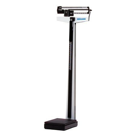 Health O Meter Column Scale with Height Rod Health O Meter® Balance Beam Display 400 lbs. Capacity Black / White Analog - Each - 402LB-EA