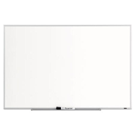 Quartet® Dry Erase Board, 36 x 24, Melamine White Surface, Silver Aluminum Frame - Each - QRT-75123-EA
