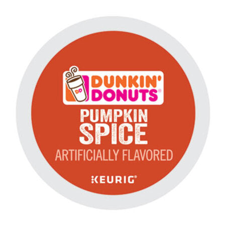 Dunkin Donuts® K-Cup Pods, Pumpkin Spice, 22/Box - Box of 22 - GMT-7596-BX