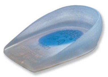 Alimed Silipos® WonderSpur™ Heel Cup X-Large Silicone Clear / Blue Male 11+ / Female 12+ - Pair - 2970003720-PR