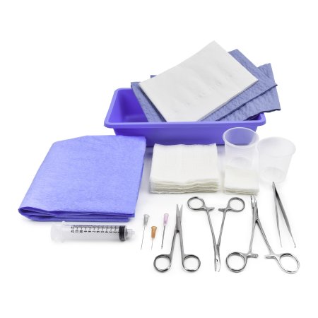 McKesson Laceration Tray McKesson Sterile - Case of 20 - 25-2691-CS